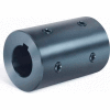 Rigid Coupling 4 Set Screws 2 at 90 RC4H-Series, 1-1/4", Black Oxide Steel