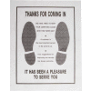 Cee-Jay® 689CD Heavy Duty Paper Floor Mats With Plastic Coating "22 x 17" 500/Box