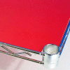 Doublure d’étagère en PVC Chadko™, 48 po L x 24 po P, rouge - Quantité d’emballage de 2