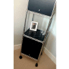 Kit d’enceinte - 18 x 18 x 18, gris de porte battante