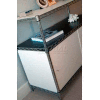 Kit d’enceinte - Faites coulisser la porte 24 x 42 x 18, gris clair