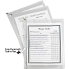 C-Line Products Zip 'N Go Enveloppe réutilisable avec poche extérieure, clair, 3/PK (ensemble de 8 PK)