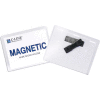 C-Line® Style magnétique porte-nom, 4 "x 3", clair, 20/boîte