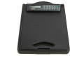 Presse-papiers Mind Reader avec stockage de portefeuille et calculatrice intégrée, noir