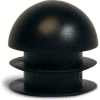 Replacement Flat End Plug, 1", Black, 24/Pk.
