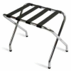 Flat Top Zinc Luggage Rack with Black Straps, 6 Pack - Pkg Qty 6