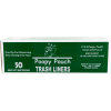 Poopy Pouch 13 gallons Trash Liners, 50 sacs/boîte