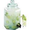 Cal-Mil 1745 verre perfusion distributeur 2 Gallon 9" diamètre X 18" H