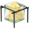 Cal-Mil 1803-4-13 Iron Stair-Step Jar Display 4"W x 12-1/4"D x 7-1/4"H Black