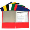 Produits C-Line recyclés portefeuilles de papier à deux poches, couleur assortie - 100/set