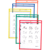 C-Line produits réutilisables effaçables à sec poches, assortiment de couleurs primaires, 9 x 12, 10/PK