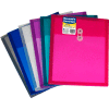 C-Line Products Reusable Poly Envelopes, String Closure, 11"L x 8-1/2"H, Assorti, 24/Pack