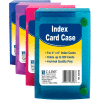 C-Line Products 4 » x 6 » Index Card Case, Assorted Colors, 24 Index Card Case/Set