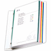 C-Line produits protège-feuilles de bord coloré, divers coloris, 11 x 8 1/2, 50/BX