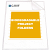 C-Line produits biodégradables projet dossiers, réduit l’éblouissement, 11 x 8 1/2, 25/BX