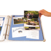 C-Line Products Memory Book Scrapbook Flip Pocket, Clear, 6/PK - Pkg Qty 3