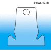 Clam Shell adaptateur onglet, 1-3/4" W X 1-7/8" H, 10 mm épais - Qté par paquet : 1000