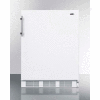 Summit Comptoir autoportant Hauteur Réfrigérateur Congélateur avec poignée de barre de serviettes, 5,1 pi³ Cap., Blanc