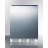 Réfrigérateur congélateur autoportant Summit ADA avec poignée horizontale, 5,1 pi³, Cap., blanc