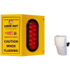 Collision Awarness Double Utilisation (intérieur/extérieur) Grande boîte jaune, 1 Lumière, 1 Capteur extérieur, 15' Cordon