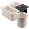 Cambro 60CFC135 - Aliments Coldfest couvercle de la cuve, plat, taille 1/6, Polycarbonate, effacer, NSF - Qté par paquet : 2