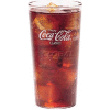 Cambro 32CC152 - Coca-Cola Tumbler, 32 Oz., Top Dia. 3-15/16", Bottom. Dia. 2-7/8", 7-1/4"H, Clear - Pkg Qty 24