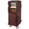 Cambro UPCHT800131 - CamCart ultra chauffés alimentaire Pan Carrier, porte supérieure chauffée, chargement frontal, Brown