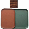 Cambro 1116308 - Camtray 11" x 16", Burma Teak - Pkg Qty 24