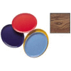 Cambro 2500304 - Camtray 19" x 24" Oval, Country Oak - Pkg Qty 6