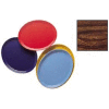 Cambro 2500308 - Camtray 19" x 24" Oval, Burma Teak - Pkg Qty 6