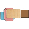 Cambro 2632508 - Camtray 26 x 32cm Metric, Suede Brown - Pkg Qty 12