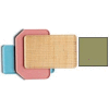 Cambro 3253428 - Camtray 32 x 53cm Metric, Olive Green - Pkg Qty 12