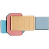 Cambro 3343401 - Camtray 33 x 43cm Metric, Slate Blue - Pkg Qty 12