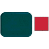 Cambro 810521 - Camtray 8 x 10 Rectangle, Cambro rouge - Qté par paquet : 12