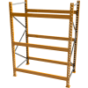 Démarreur cresswell palette rack, 3 niveau, 108"W X 42"D X 192"H, cadre non assemblé