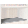 Rotary File Cabinet Components, Letter Depth Flat Shelf, Light Gray