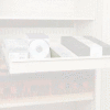 Rotary File Cabinet Components, 3" Media Divider (Each), Bone White