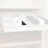 Rotary File Cabinet Components, 3" Media Divider (Each), Black