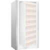 Rotary File Cabinet Components, Legal End Panel Kit, 8-High, Light Gray