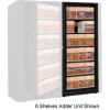 Rotary File Cabinet Adder Unit, Legal, 3 Shelves, Black