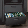 Rotary File Cabinet Components, Legal File/Storage Drawer, Black