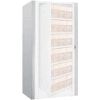 Rotary File Cabinet Components, Letter End Panel Kit, 6-High, Light Gray