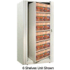 Rotary File Cabinet Starter Unit, Letter, 1 Shelves, Bone White