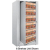 Rotary File Cabinet Starter Unit, Letter, 3 Shelves, Light Gray