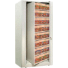 Rotary File Cabinet Starter Unit, Letter, 7 Shelves, Bone White