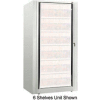 Rotary File Cabinet Components, Base Starter Unit, Legal, 3-High, Bone White