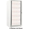 Rotary File Cabinet Components, Base Adder Unit, Letter, 4-High, Bone White