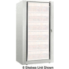 Rotary File Cabinet Components, Base Starter Unit, Letter, 2-High, Bone White