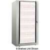 Rotary File Cabinet Components, Base Starter Unit, Letter, 7-High, Light Gray