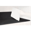 Rotary File Cabinet Components, Slotted Shelf, Letter Depth, Black